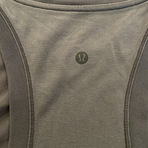 Lululemon Grey Modal Maxi Dress - Side Slits - Racerback - size 6/8 - Picture 5 of 8